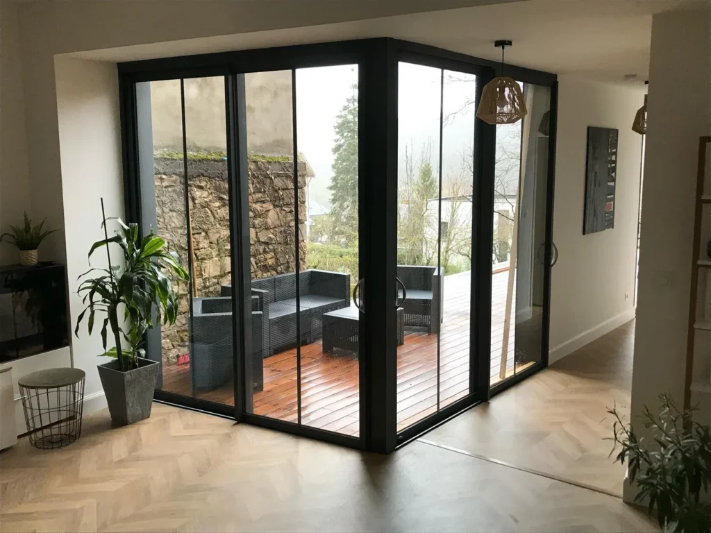 baie vitree sur mesure averon